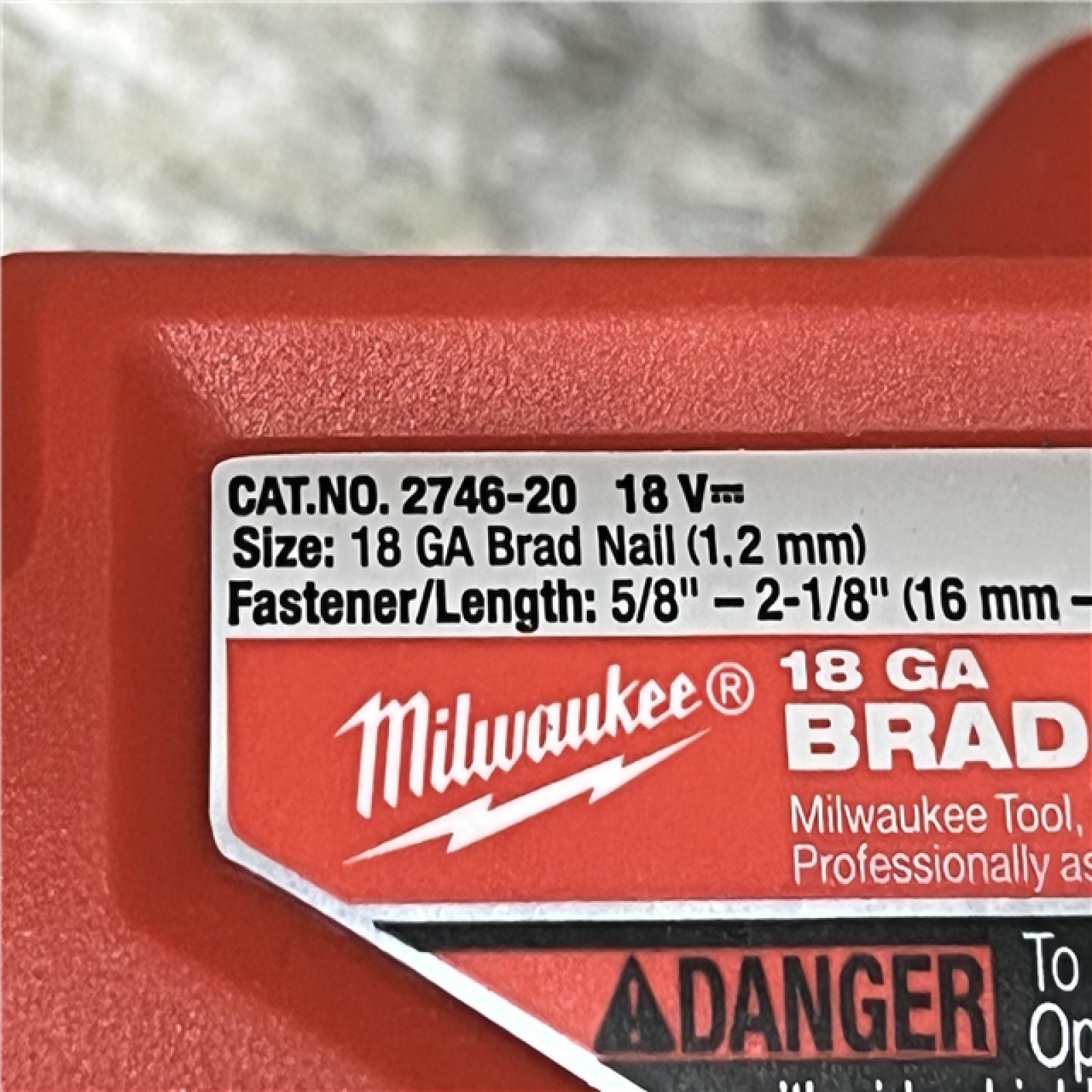 AS-IS Milwaukee FUEL 18-Volt Lithium-Ion Brushless Cordless Gen II 18-Gauge Brad Nailer (Tool-Only)