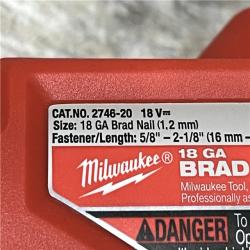 AS-IS Milwaukee FUEL 18-Volt Lithium-Ion Brushless Cordless Gen II 18-Gauge Brad Nailer (Tool-Only)