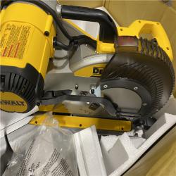 As-Is- DeWalt 15 Amps 12 in. Corded Dual-Bevel Sliding Compound Miter Saw