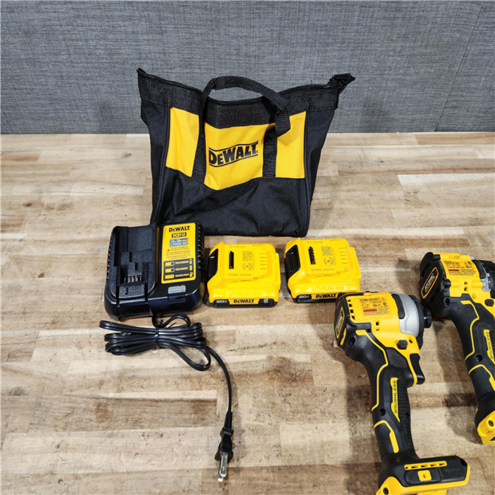HOUSTON LOCATION - AS - IS DEWALT ATOMIC 20-Volt MAX Lithium-Ion Cordless Combo Kit