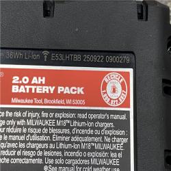 AS-IS Milwaukee 18V Lithium-Ion Brushless Cordless 1/2 in. Compact Drill/Driver Kit