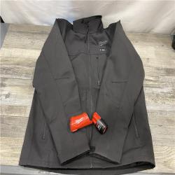 Milwaukee Men's X-Large  12-Volt Lithium-Ion Cordless Tough Shell Black Heated Jacket Kit