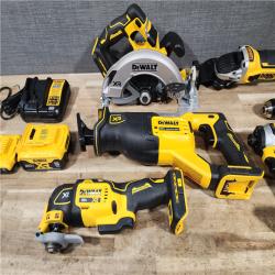 HOUSTON LOCATION - AS-IS DEWALT 20V MAX Lithium-Ion Cordless 6-Tool Combo Kit