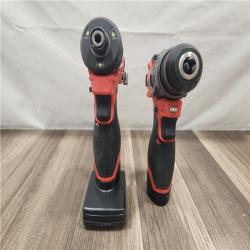 AS-IS- Milwaukee 12V Brushless Hammer Drill and Impact Driver Combo Kit