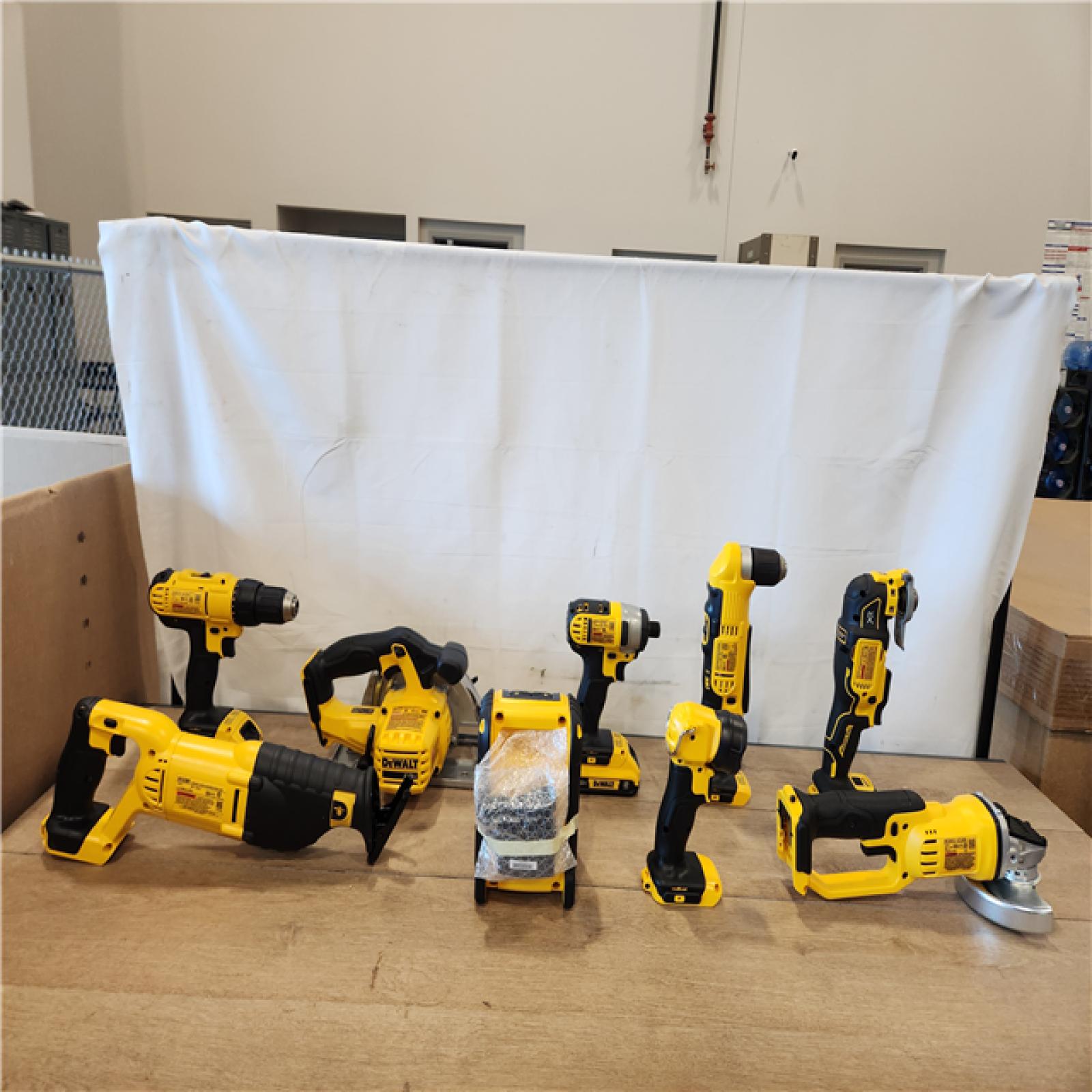 AS-IS- DEWALT 20V MAX Lithium-Ion Cordless 9-Tool Combo Kit