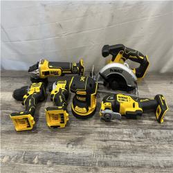 AS-IS DEWALT 20-Volt MAX ToughSystem Lithium-Ion 6-Tool Cordless Combo Kit
