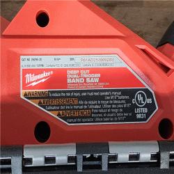 HOUSTON LOCATION - AS-IS (APPEARS LIKE NEW) MILWAUKEE DEEP CUT DUAL-TRIGGER BAND SAW