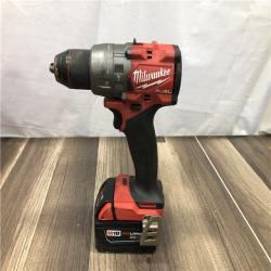 AS-IS Milwaukee FUEL 18V Lithium-Ion Brushless Cordless 1/2 in. Hammer Drill Driver Kit