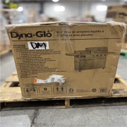 DALLAS LOCATION - Dyna-Glo 4-Burner Propane Gas Grill in Stainless Steel with Griddle