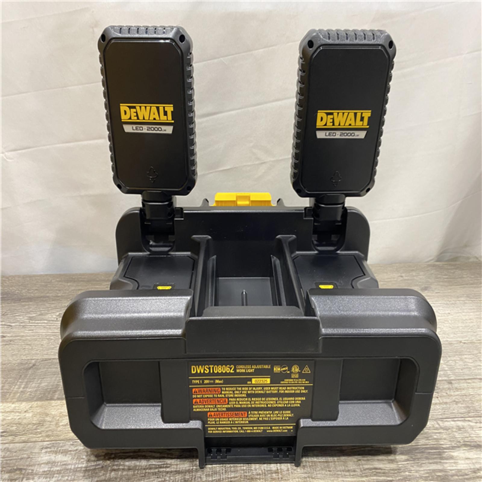 AS-IS DEWALT Tough System 2.0 Flex Volt 20V/60V Cordless LED Adjustable Work Light