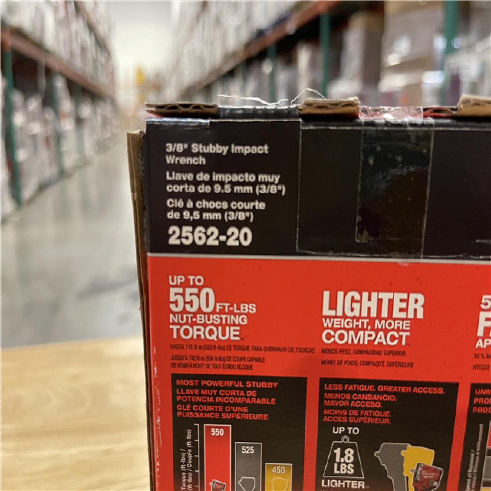 NEW! - Milwaukee  FUEL 12V Lithium-Ion Brushless Cordless Stubby 3/8 in. Impact Wrench (Tool-Only)