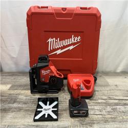 AS-IS Milwaukee 12-Volt Lithium-Ion Cordless Green 250 ft. 3-Plane Laser Level Kit