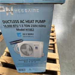 California AS-IS Hessaire Ductless AC & Heat Pump
