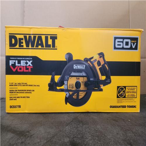 Phoenix LIKE NEW DEWALT FLEXVOLT 60V MAX Cordless Brushless 7-1/4 in. Wormdrive Style Circular Saw (Tool Only)