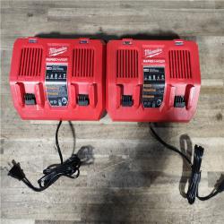 HOUSTON LOCATION - AS-IS MILWAUKEE BATTERY CHARGER PACK QTY - 2