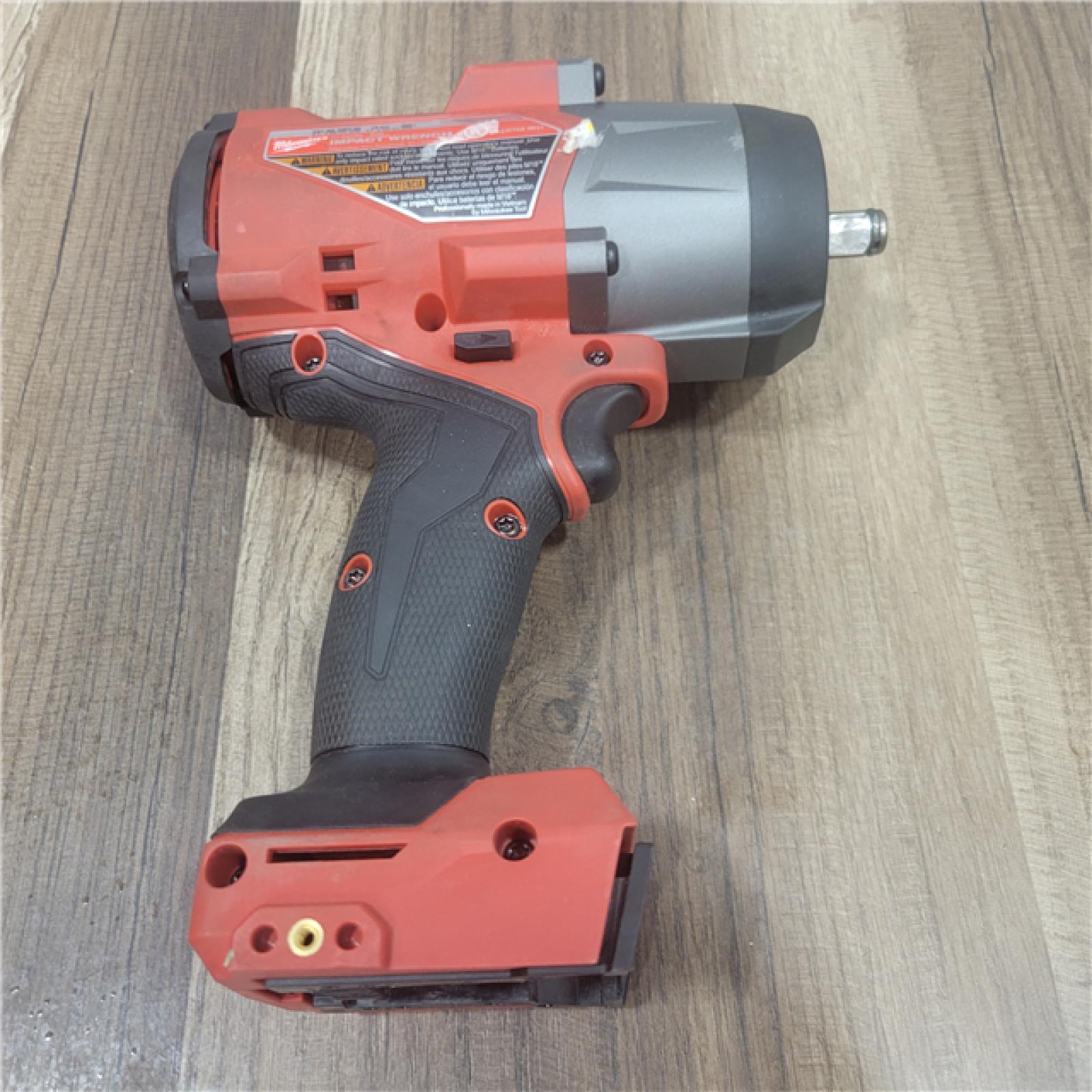 AS-IS  Milwaukee M18 FUEL 18V Lithium-Ion Brushless Cordless 1/2 in. Impact Wrench with Friction Ring (Tool-Only)