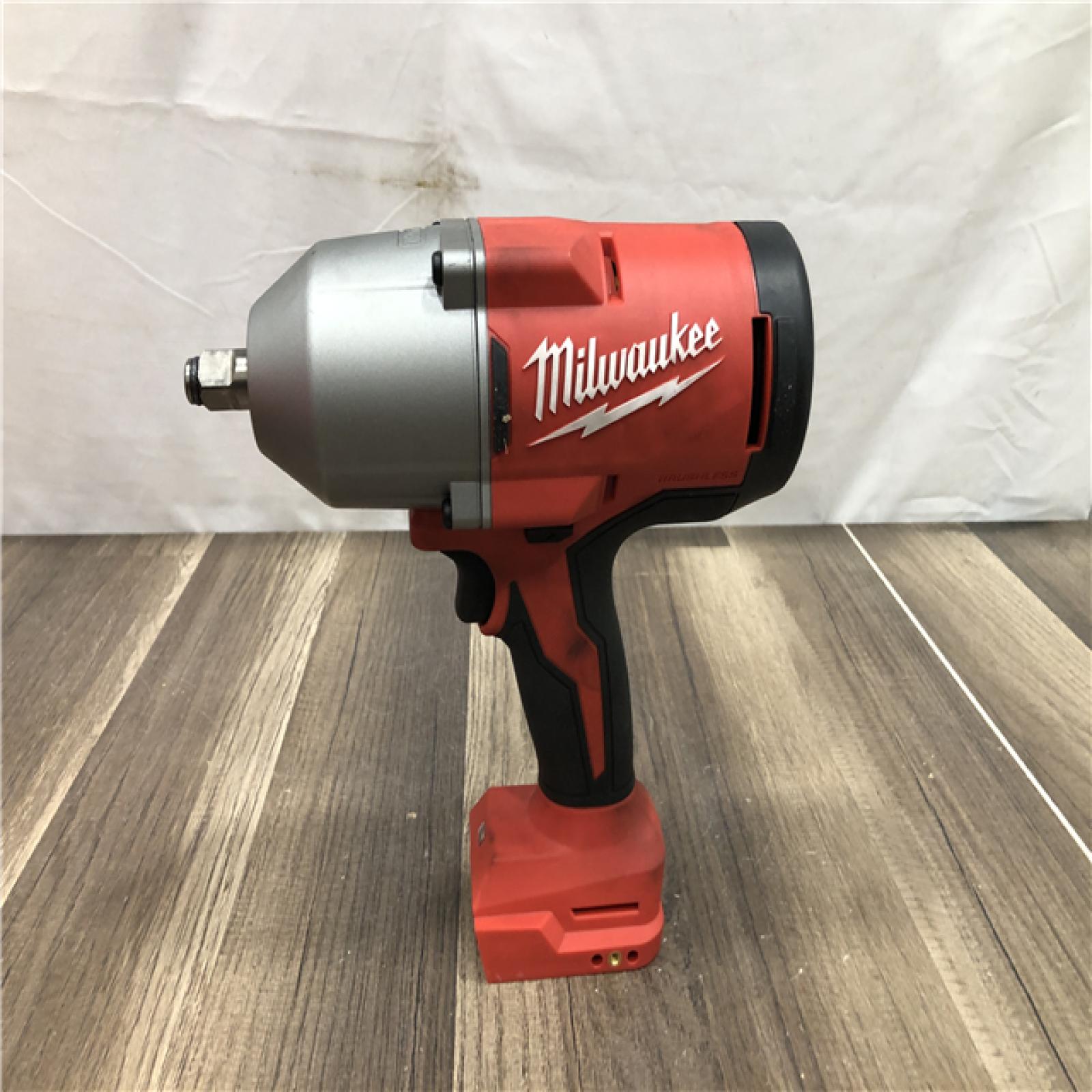 AS-IS Milwaukee 18-Volt Lithium-Ion Brushless 1/2 in. High Torque Impact Wrench with Friction Ring (Tool-Only)