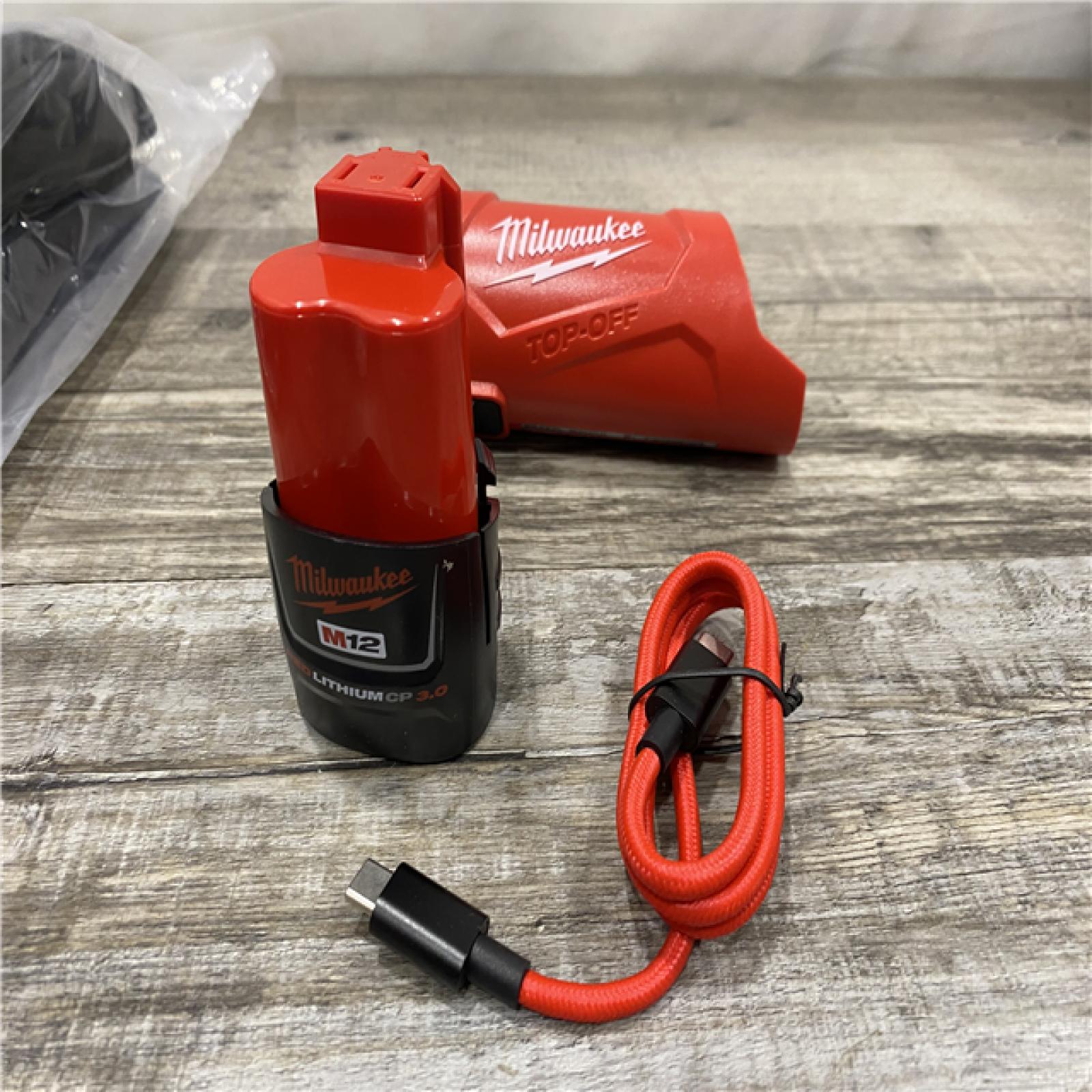 AS-IS Milwaukee Men's Large 12-Volt Lithium-Ion Cordless Tough Shell Black Heated Jacket Kit