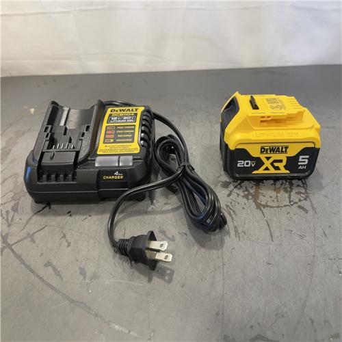 AS-IS - DEWALT 20-Volt Maximum XR 5.0 Ah Battery Pack and Charger