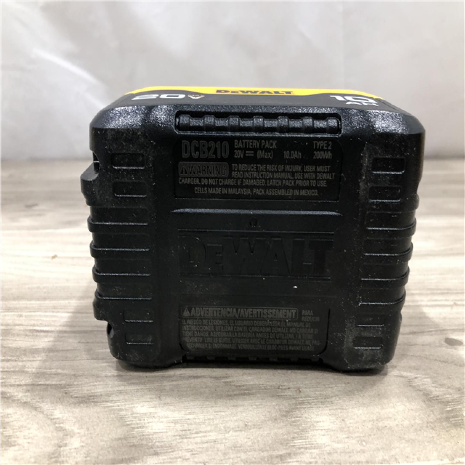 AS-IS DeWALT DCB210 20V MAX XR 10.0 AH Lithium-Ion Battery
