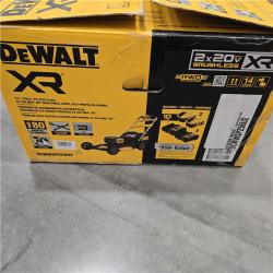 GOOD- DEWALT 2x20V MAX 21 in. Cordless Battery Powered Self Propelled Lawn Mower Kit with (2) 10 Ah Batteries and Chargers