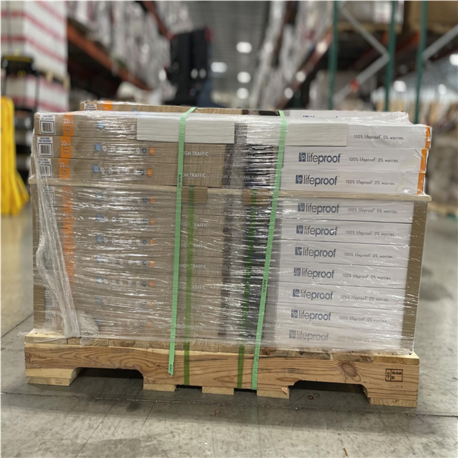 DALLAS LOCATION- AS-IS LIFEPROOF Vesinet Oak 22 mil x 8.7 in. W x 48 in. Flooring(20.1 sq. ft./case)(42 CASES)