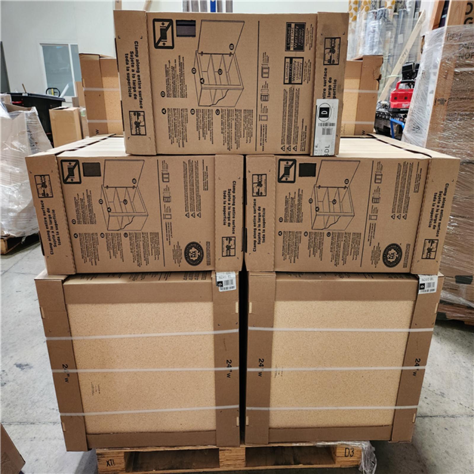 Phoenix Location 11 Hampton Bay Shaker 24 in. W x 12 in. D x 30 in. H Assembled Wall Kitchen Cabinet in Brindle Pallet