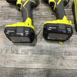 AS-IS RYOBI ONE+ 18V Cordless 2-Tool Combo Kit