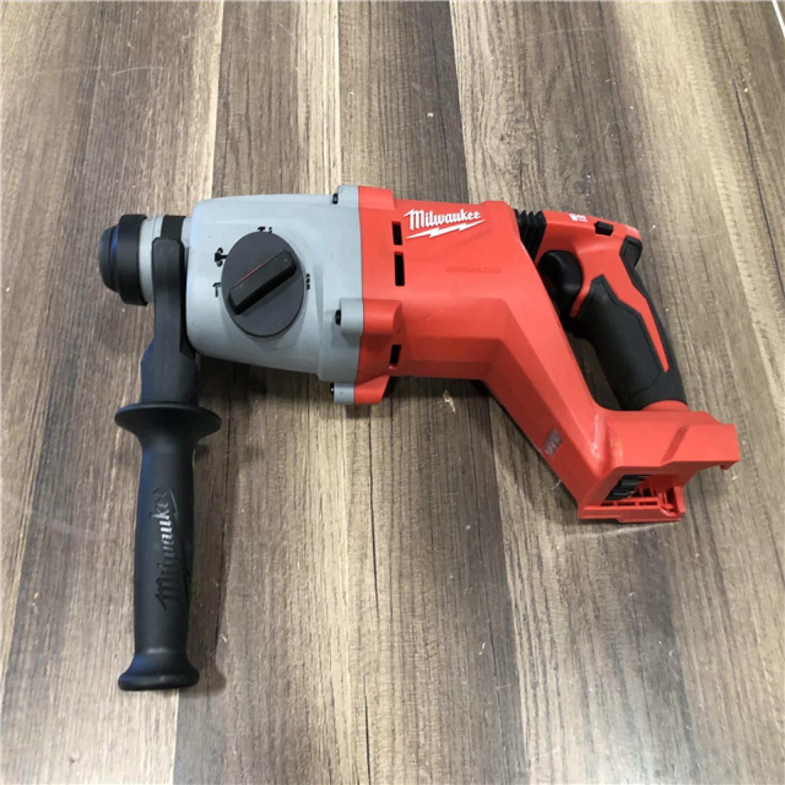 AS-IS Milwaukee 18V Lithium-Ion Brushless Cordless 1 in. SDS-Plus D-Handle Rotary Hammer (Tool-Only)