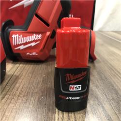 AS-IS Milwaukee FUEL 12V Lithium-Ion Brushless Cordless HACKZALL Reciprocating Saw Kit