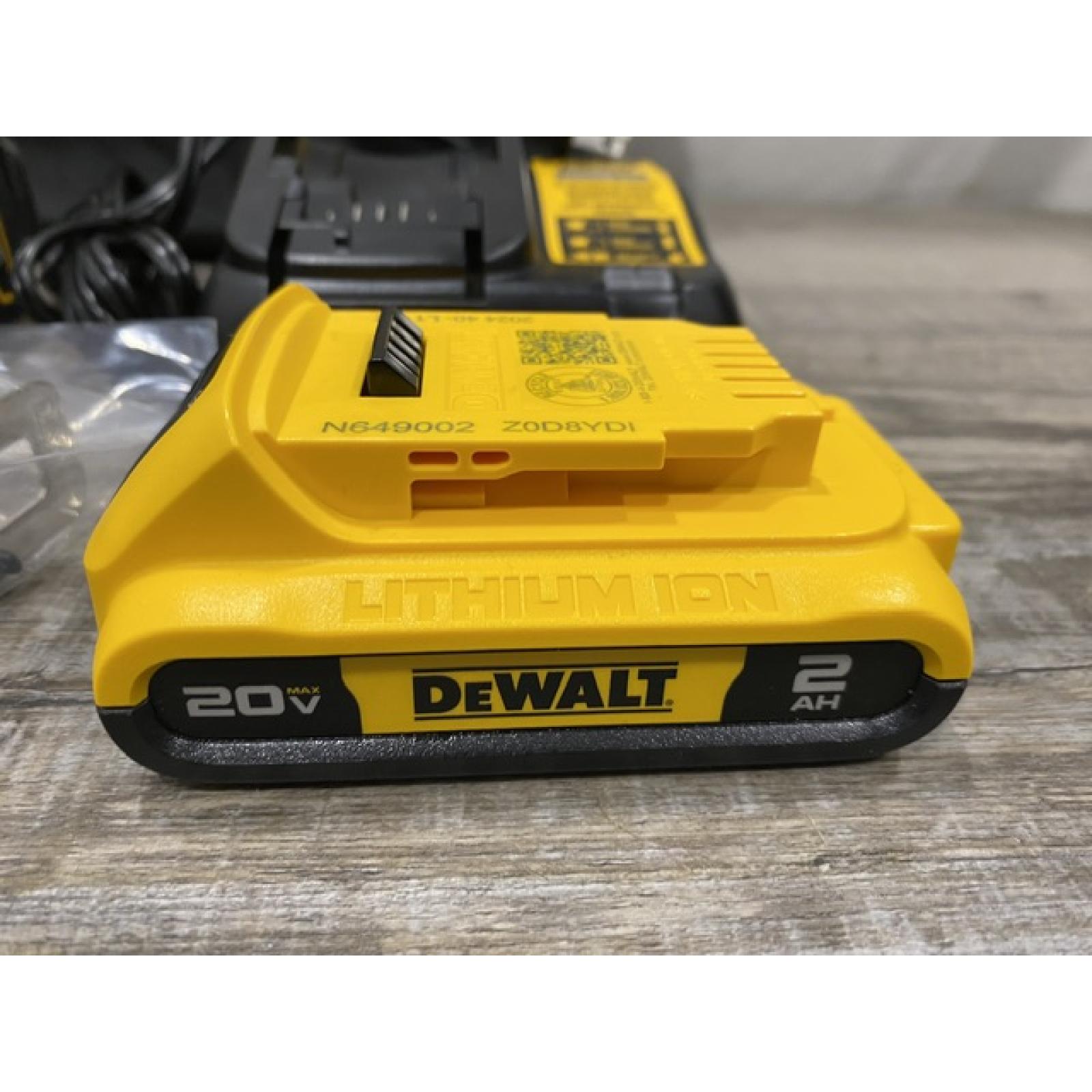 AS-IS DEWALT Atomic 20V Lithium-Ion Cordless Compact 1/2 in. Drill/Driver Kit