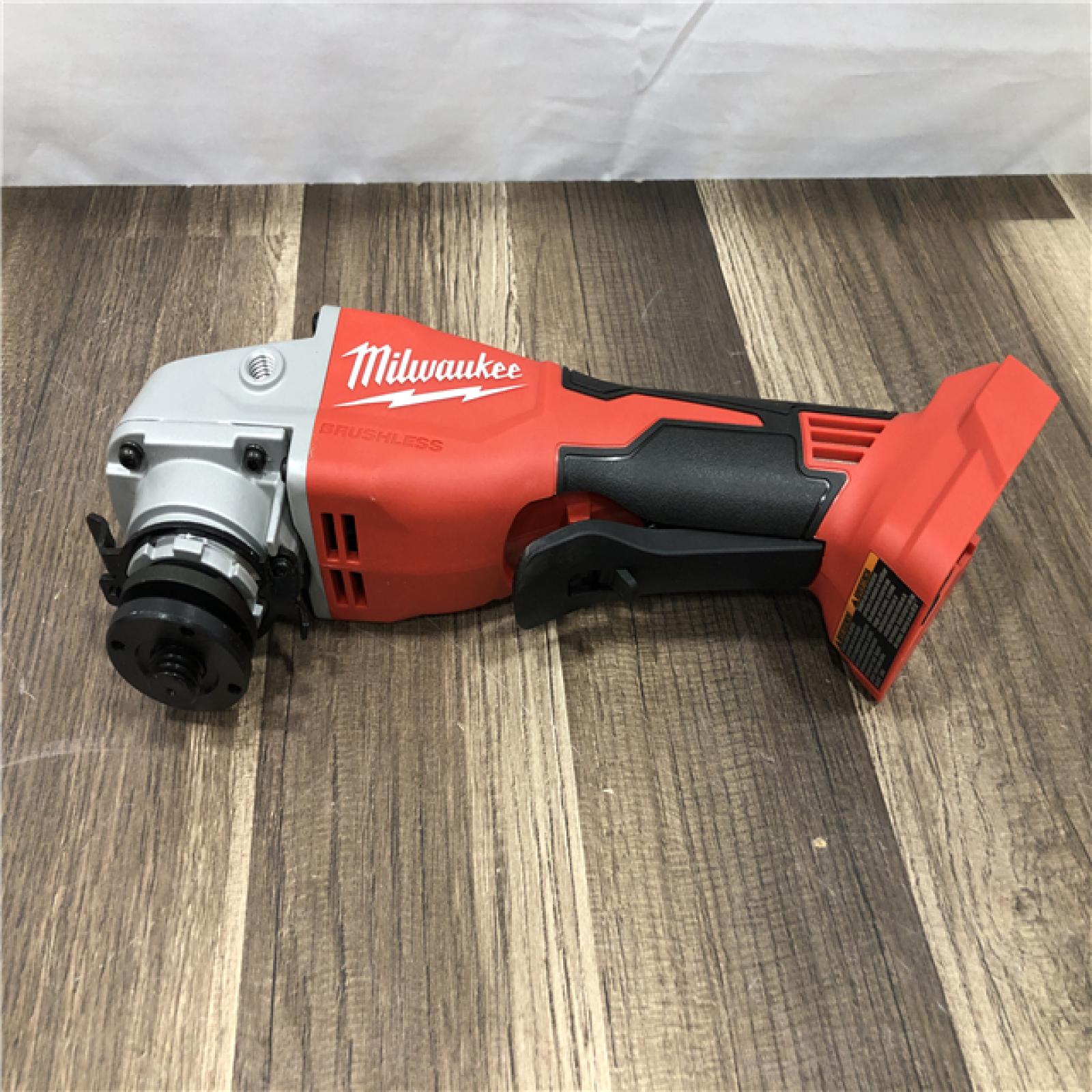 AS-IS Milwaukee 18V Lithium-Ion Brushless Cordless 4-1/2 in./5 in. Grinder w/Paddle Switch (Tool-Only)
