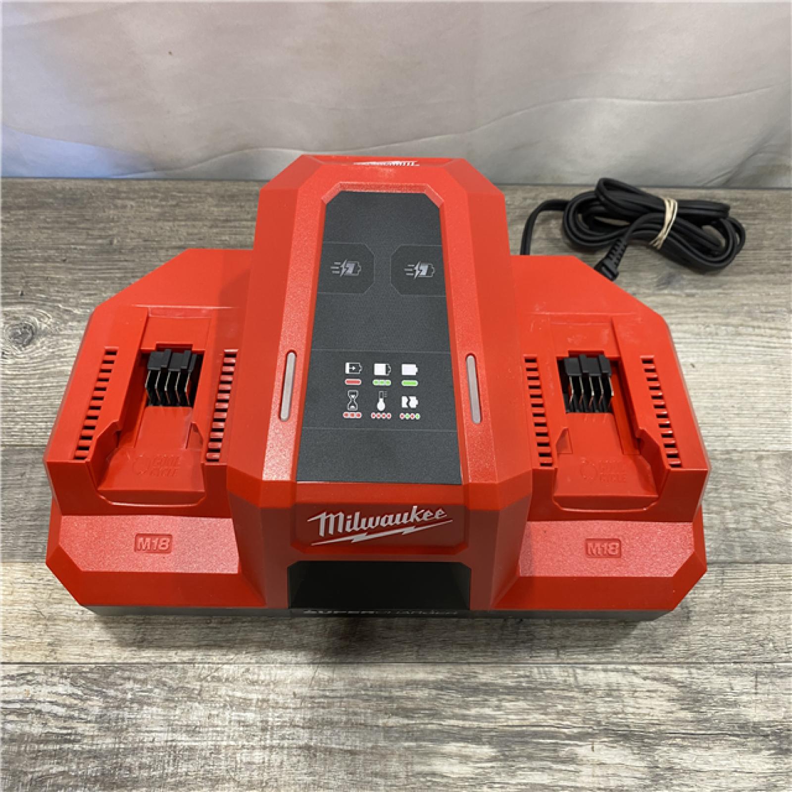 AS-IS Milwaukee 18V Dual Bay Simultaneous Super Charger