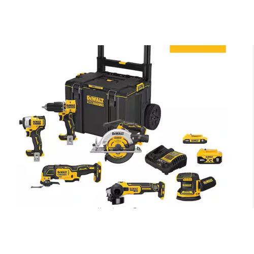 NEW! - DEWALT 20-Volt MAX ToughSystem Lithium-Ion 6-Tool Cordless Combo Kit
