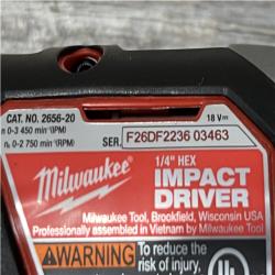 AS-IS Milwaukee 18V Lithium-Ion Cordless Drill Driver/Impact Driver Combo Kit