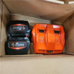 Phoenix ECHO 56V 195 MPH 795 CFM Cordless Battery Backpack Blower w/Tube Throttle and (2) 5.0Ah Batteries and Dual Port Charger