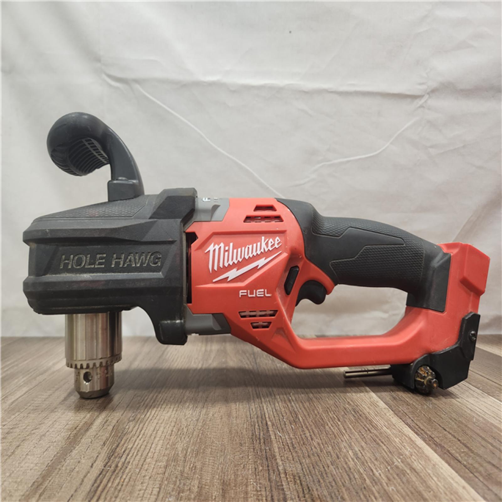AS-IS- Milwaukee M18 18V Fuel Hole Hawg 1/2  Right Angle Drill (Tool-Only)