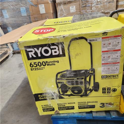 Dallas Location - As-Is RYOBI 6500-Watt Gasoline Portable Generator