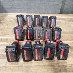 Houston Location AS-IS Milwaukee Batteries QTY/15