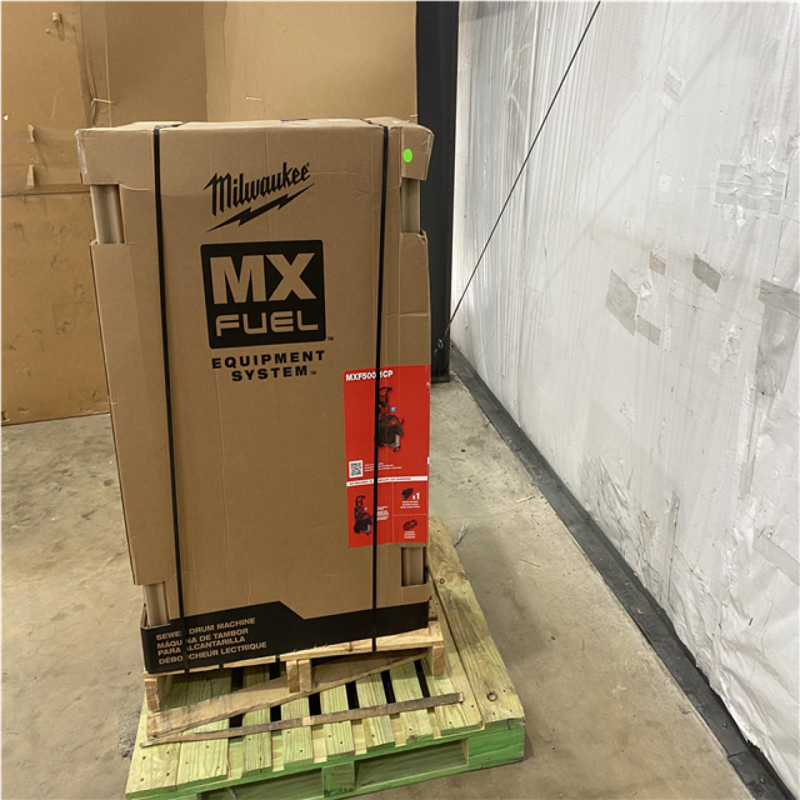Houston Location - AS-IS Tool Pallet MILWAUKEE SEWER DRUM MACHINE