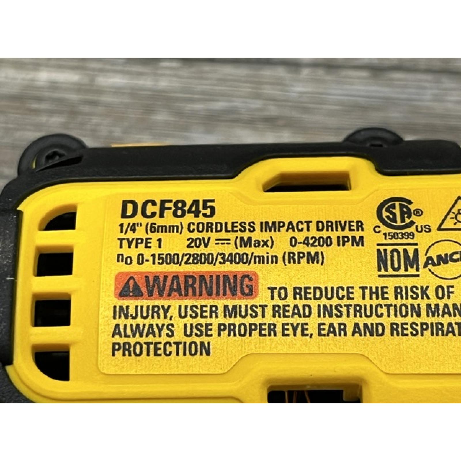 AS-IS DEWALT 20-Volt Maximum XR Lithium-Ion Cordless Brushless 1/4 in. 3-Speed Impact Driver Kit