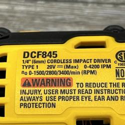 AS-IS DEWALT 20-Volt Maximum XR Lithium-Ion Cordless Brushless 1/4 in. 3-Speed Impact Driver Kit