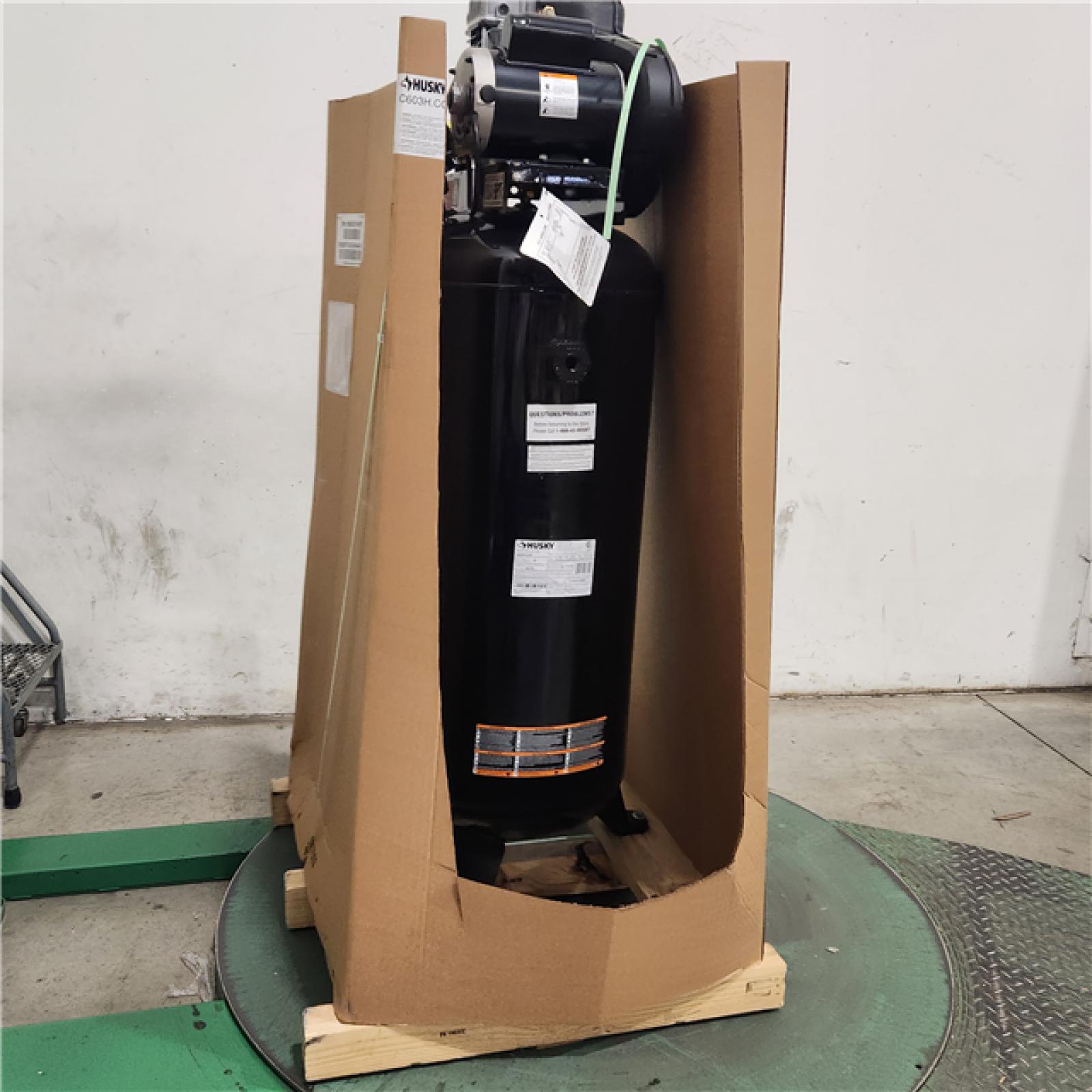 Dallas Location - As-Is Husky 60 Gal. 3.7 HP 175 PSI Electric Air Compressor