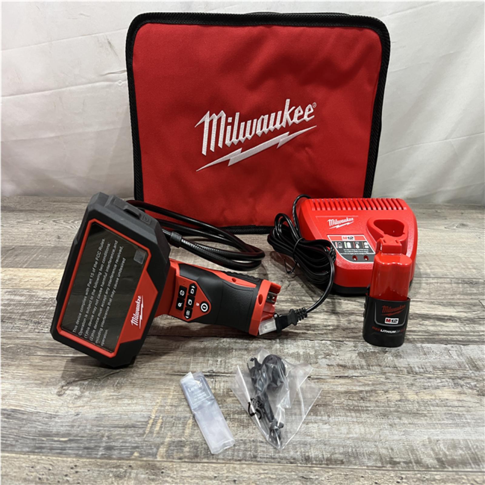 AS-IS Milwaukee 12V Lithium-Ion Cordless M-SPECTOR 360-Degree 4 ft. Inspection Camera Kit