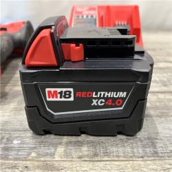AS-IS Milwaukee 18V Lithium-Ion Compact Brushless Cordless 1/4 in. Impact Driver Kit