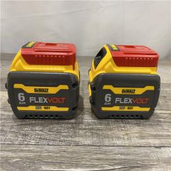 AS-IS DEWALT FLEXVOLT 20V/60V MAX Lithium-Ion 6.0Ah Battery Pack (2 Pack)