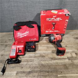 HOUSTON LOCATION - AS-IS Milwaukee M18 1/2 in. Cordless Brushless High Torque Impact Wrench Kit (Battery & Charger)