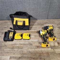 HOUSTON LOCATION - AS-IS DEWALT 2 TOOL COMBO KIT W/ (2) BATTERY & CHARGER