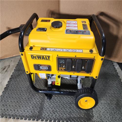 HOUSTON LOCATION - AS-IS DEWALT 4000-Watt Manual Start Gas-Powered Portable Generator with Premium Engine, Covered Outlets and CO Protect