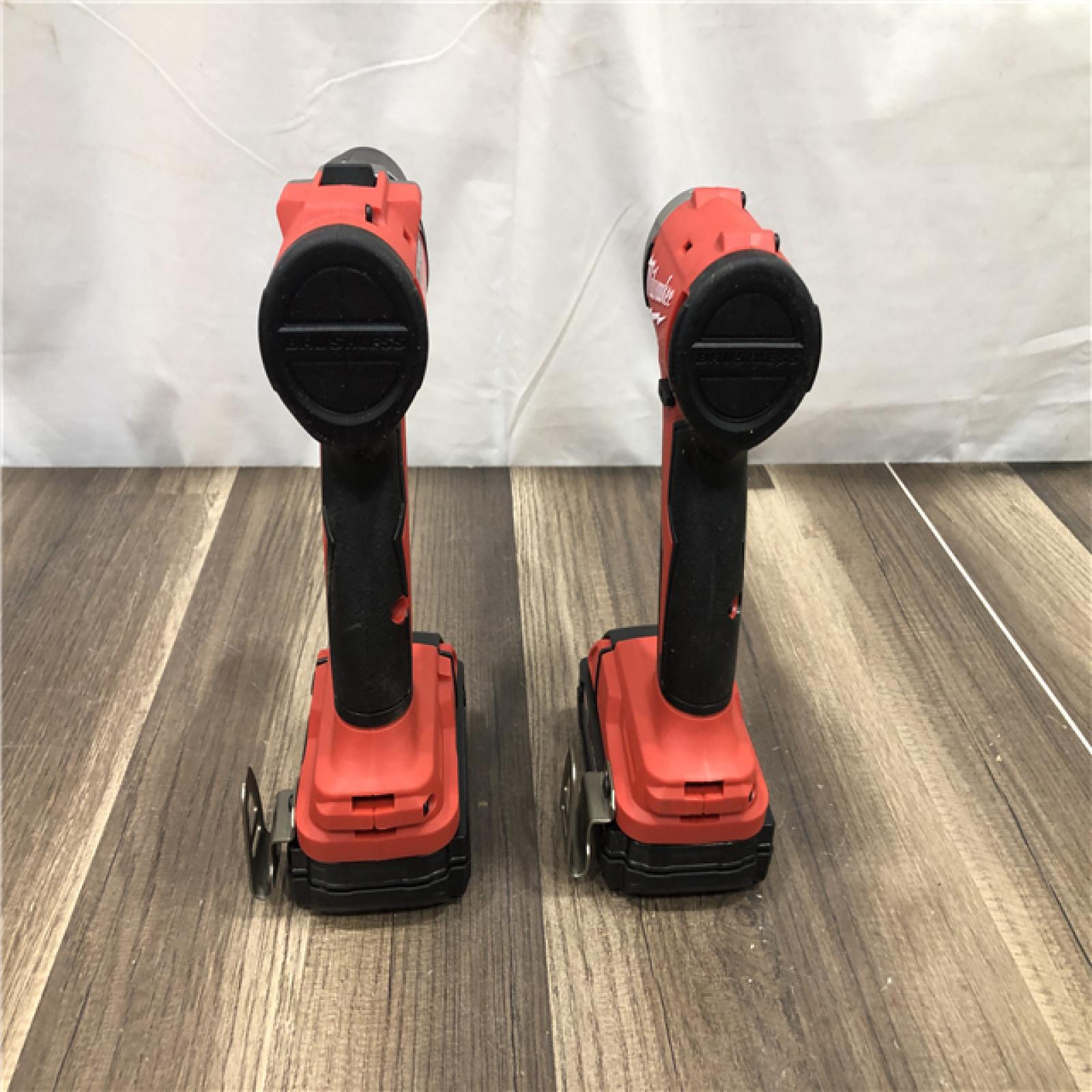 AS-IS Milwaukee 18V Lithium-Ion Brushless Cordless Compact Drill/Impact Combo Kit